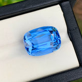 AIG Certified Aquamarine Stone, Santa Maria Color Aquamarine Blue Beryl
